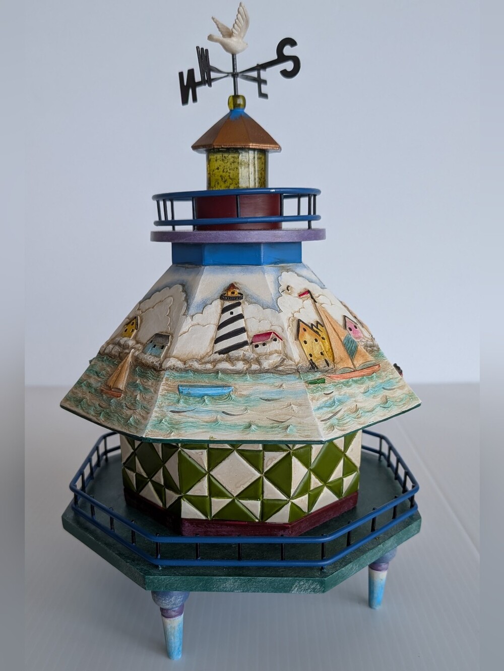 Jim Shore Shorelights Spirit Of The Sea Lighthouse Coastal Figurine Retired